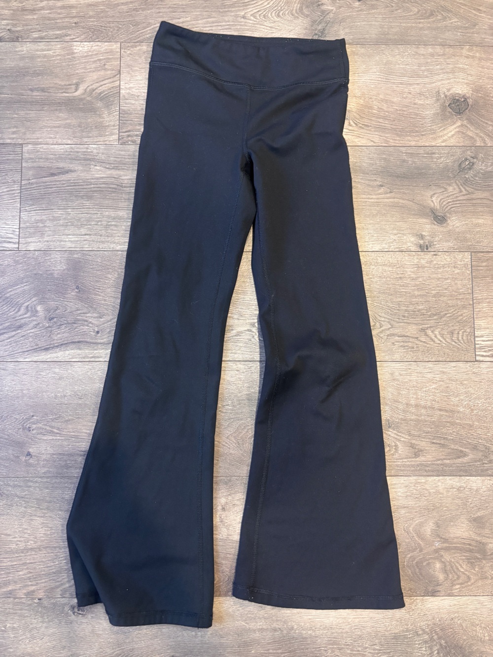 90 Degree By Reflex Kids Black Flare Active Leggings